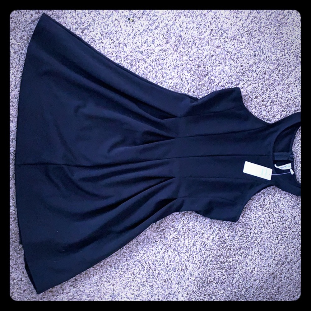 Others Follow black zip up dress